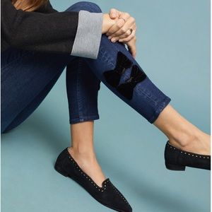 McGuire Skinny Jeans w/Velvet Bow